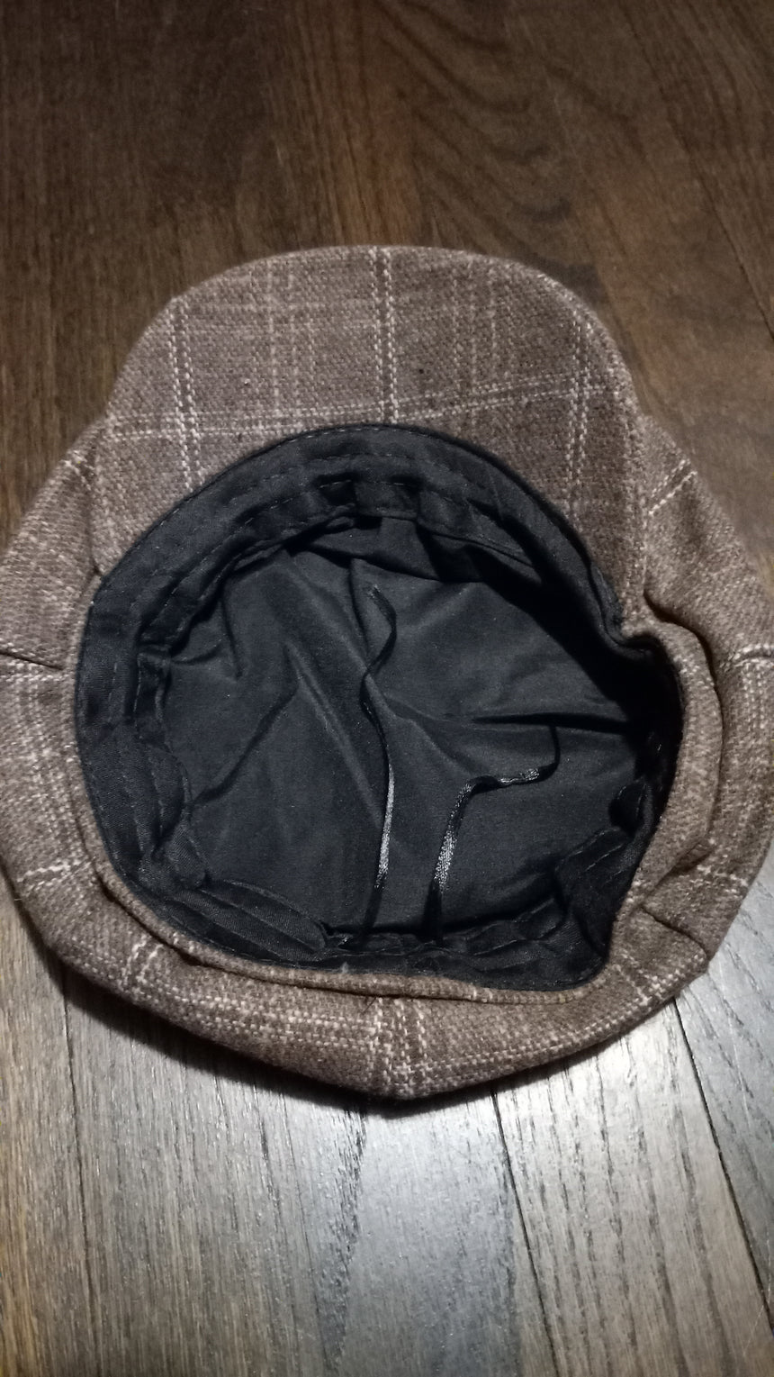 Plaid Paper Boy Hat