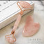 Rose Quartz Facial Roller & Gua Sha Set – Skincare & Self-Love Ritual