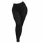 Black thick fabric leggings