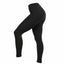 Black thick fabric high stretch leggings