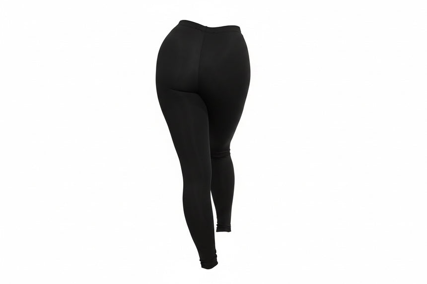 Black thick leggings high stretch