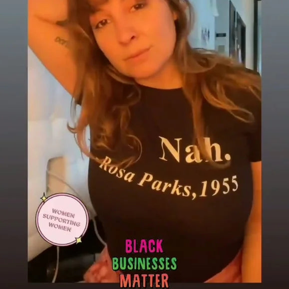 “Nah.” Rosa Parks 1955 Graphic T-Shirt – Civil Rights Equality Tee (S–2XL)