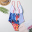 Mujer Printed One Piece Swimsuit