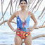 Mujer Printed One Piece Swimsuit