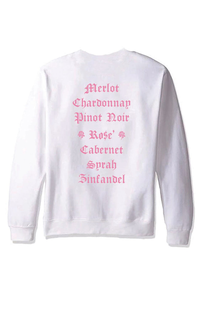 Wine Members Only Wine List- Crewneck sweater