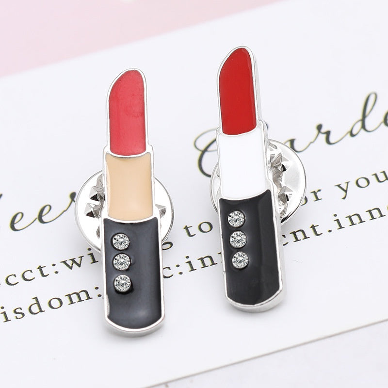 Red Lipstick Enamel Pin