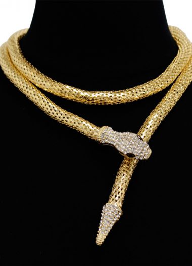 Snake Wrap Necklace
